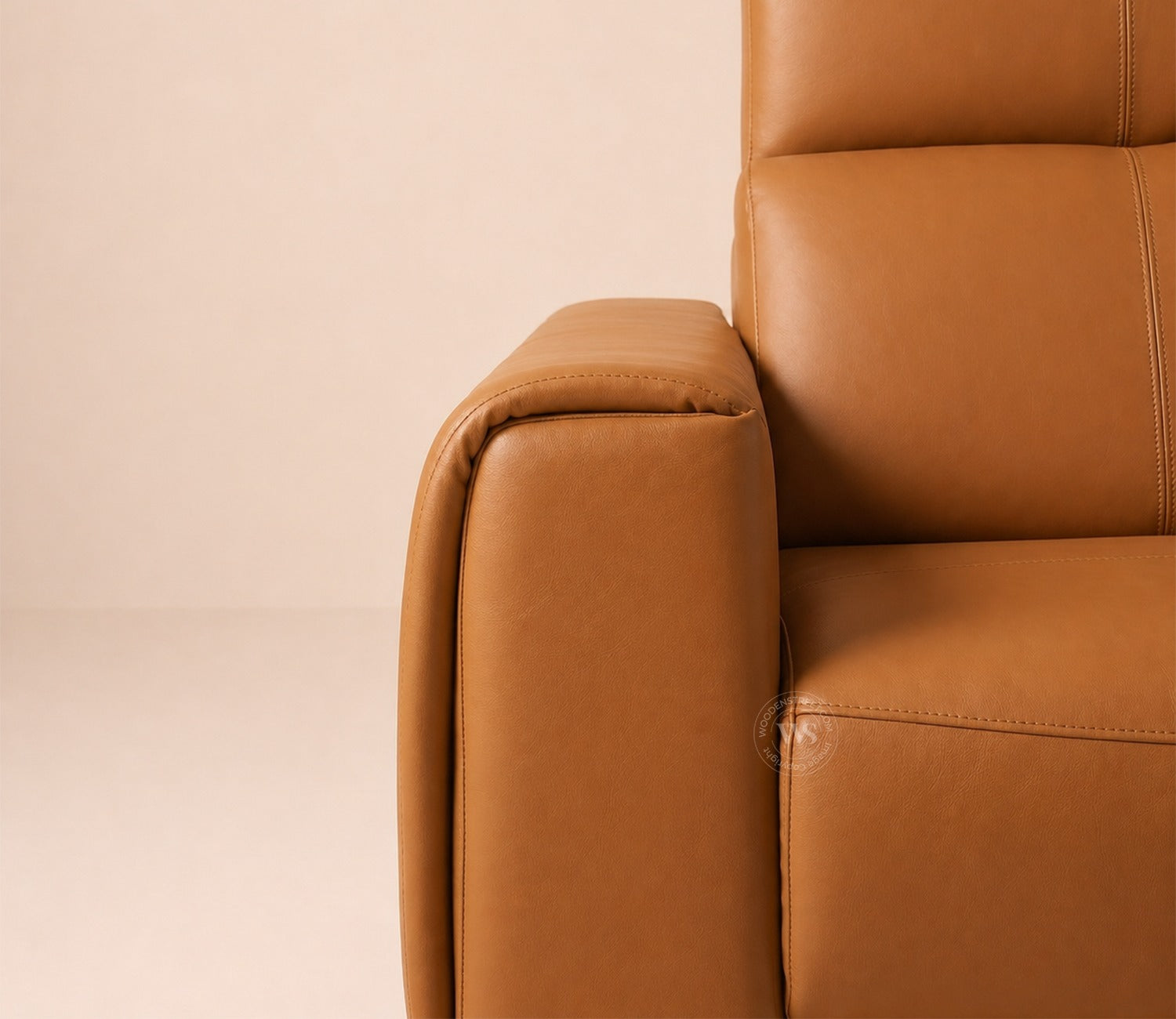 Blacksburg Luxe Electric Recliner 2 Seater Sofa (Urban Tan)