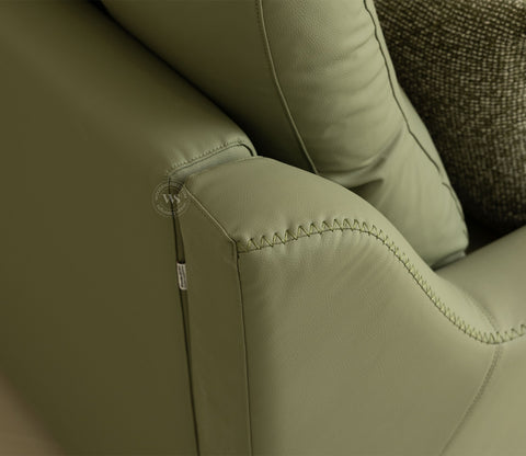 Elano 3-Seater Sofa Cum Bed | Pull-Out Mechanism (Green)