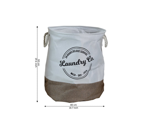 Tidy-Tote Foldable Laundy Basket