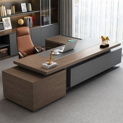 Trueliving Feel Modern Wood Office Table Living Room H 14 x W 33 x D 33