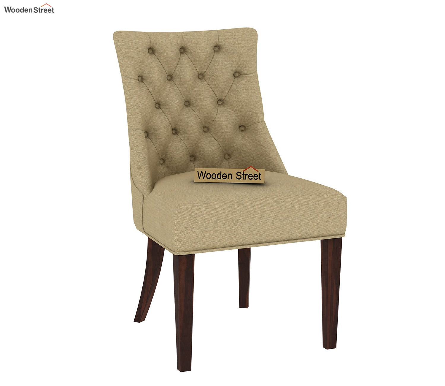 Crest Dining Chair (Walnut Finish)
