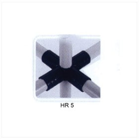 Trueliving_Multiple Pipe Joints - HR 5  Width	33mm Length of One Side	66mm Black