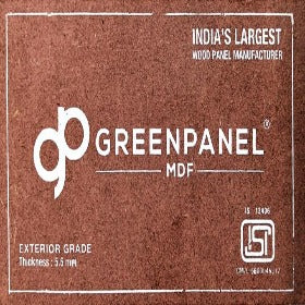 Trueliving_Greenpanel 8 ft x 4 ft Exterior Grade Plain MDF - 17 mm_Plywood_ 72/Sq. Ft.