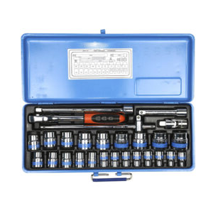 Truliving_Hand Tools & Hardware-Socket Sets & Accessories-Tools & Hardware-TAPARIA S14MXL 1/2-Inch Square Drive Socket Set