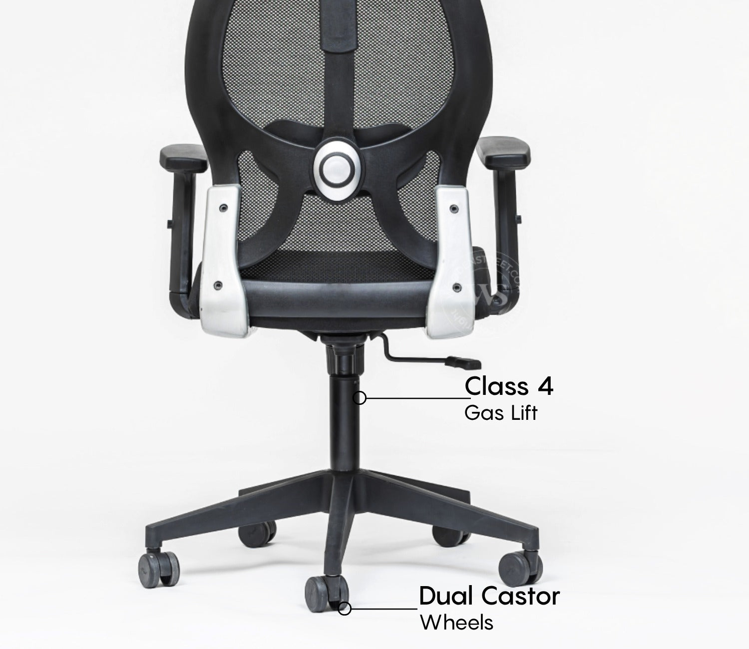 Auriga High Back Mesh Ergonomic Office Chair (Black)