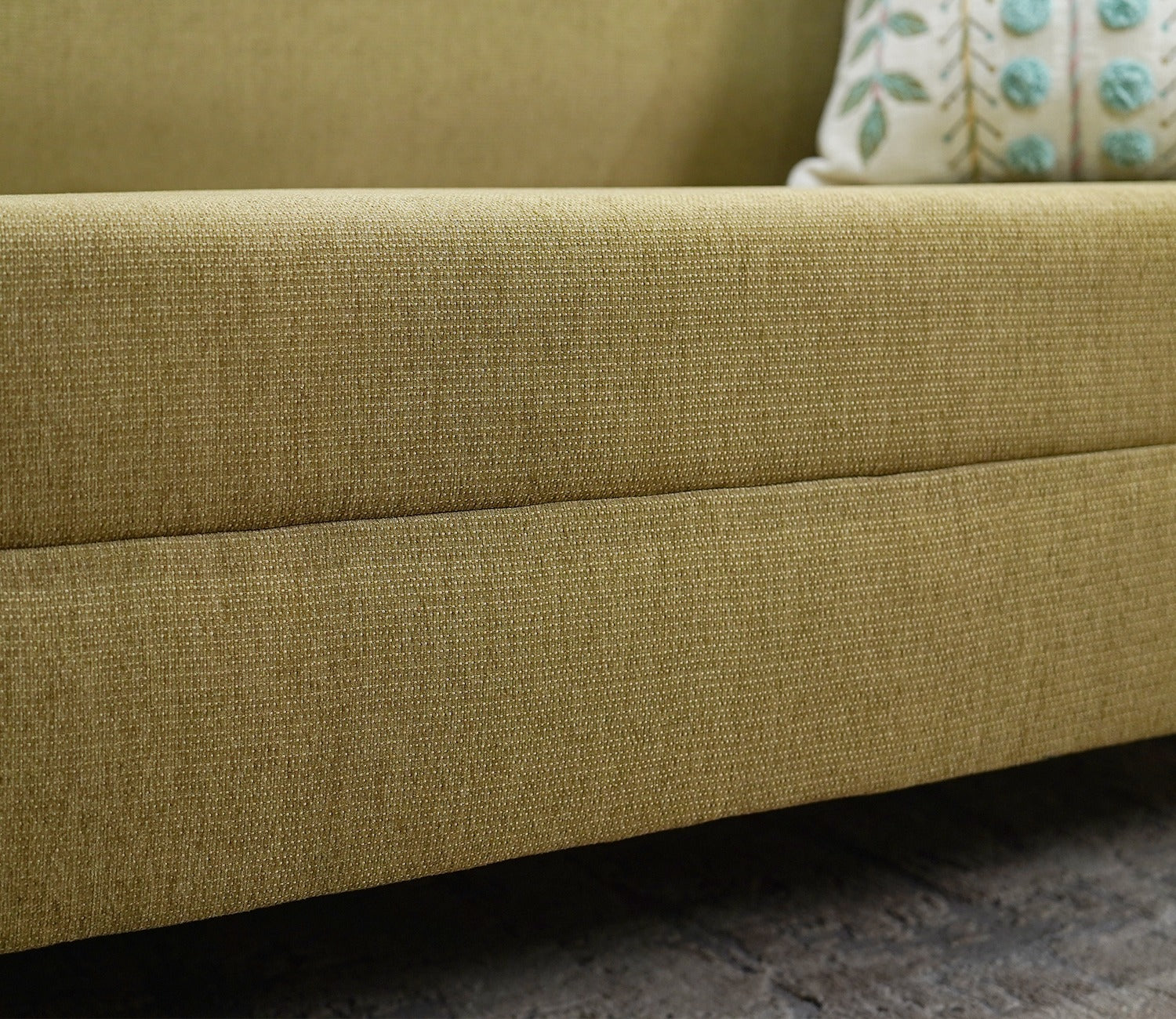 Dexter 3 Seater Fabric Sofa (Cotton, Fresh Mint)