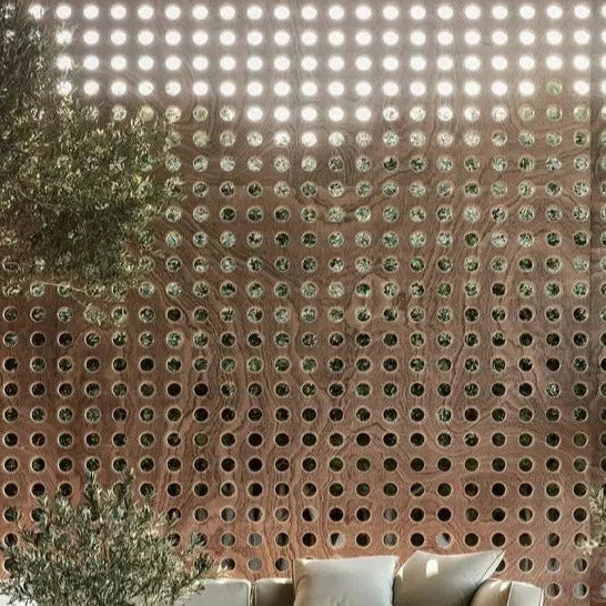 Trueliving Wooden Full Light Partition of Room 80" Width: Height: 72"