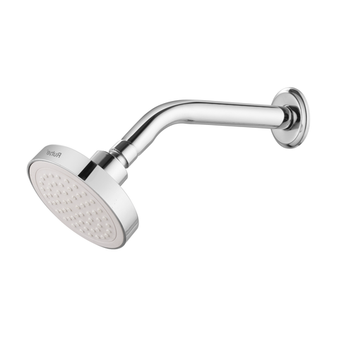 Trueliving_Cosmo Overhead Shower (4 Inches) with Shower Arm (9 Inches) Silver