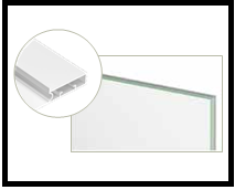Trueliving_GLASS FRAME PASTING HANDLE 70 MM Silver