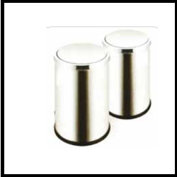 Trueliving_SWING BINS_Silver_Steel