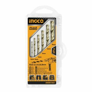 Trueliving_Drill Bits-Power Tools Accessories-Tools & Hardware-INGCO 6PCS HSS twist drill bits set AKDB1065, Packed by double blister