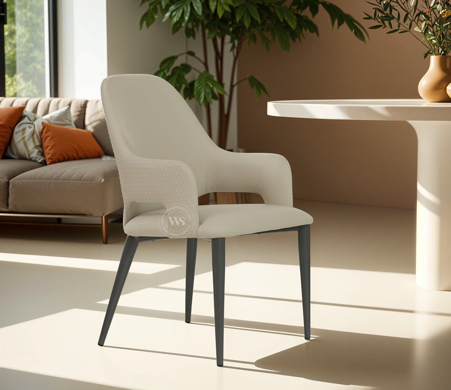 Matt Dining Chair (Ivory)