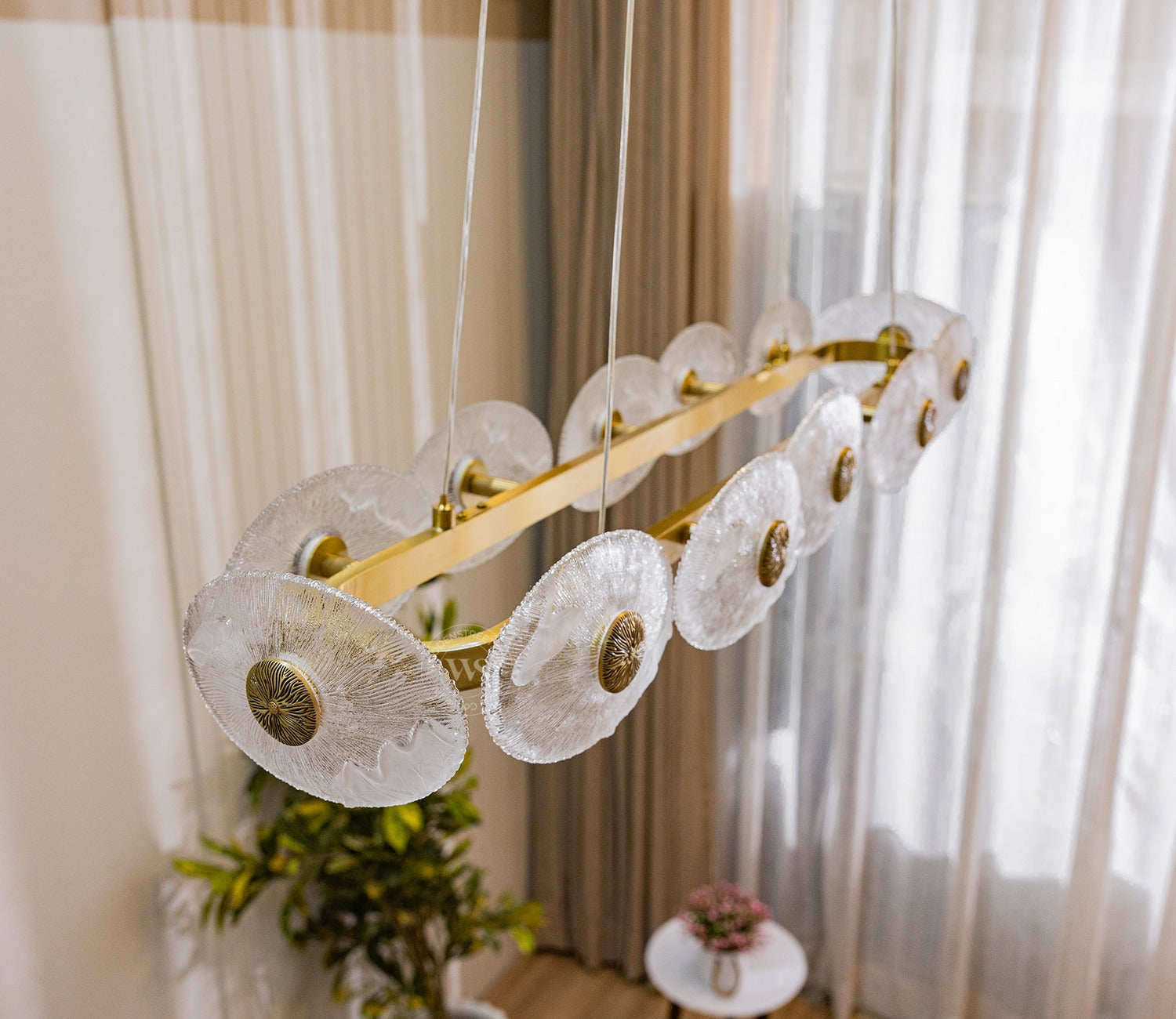 Center of Attention Linear Collection Chandelier