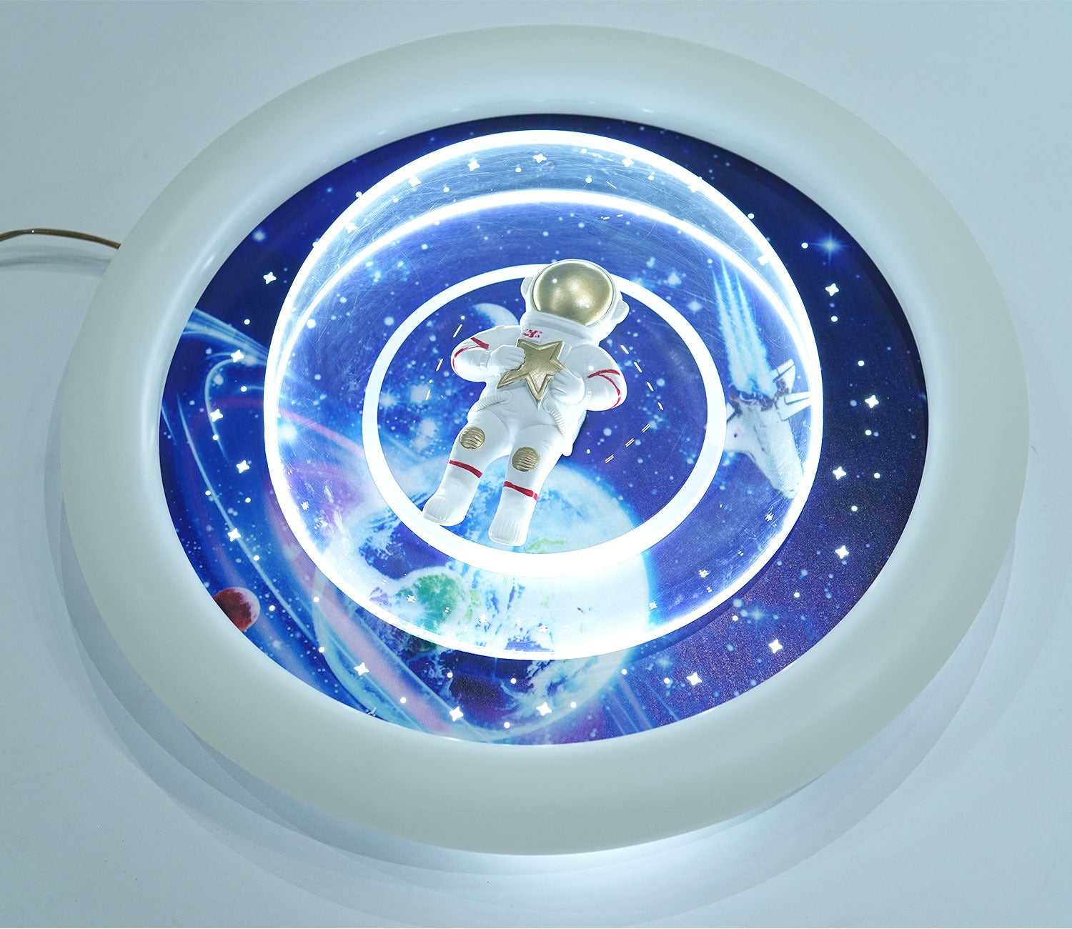 Crystal Starlight Blue Ceiling Light