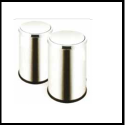 Trueliving_SWING BINS_Silver_Steel