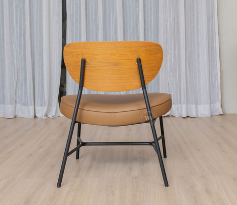 Seraphim Modern Dining Chair with Premium Upholstery (Brown)