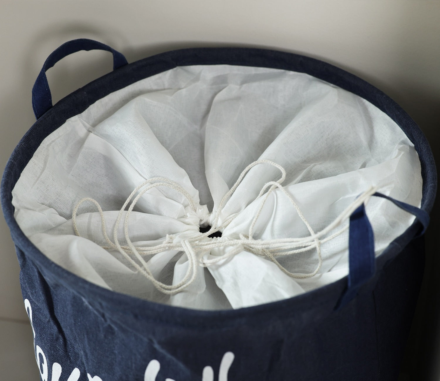 Aquanest Foldable Canvas Laundry Basket