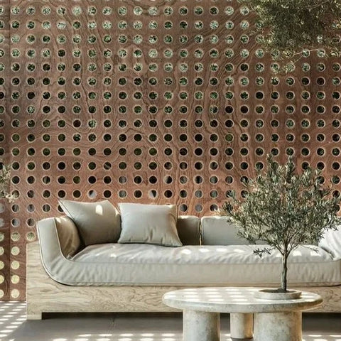 Trueliving Wooden Full Light Partition of Room 80" Width: Height: 72"