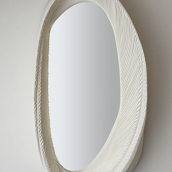 Trueliving Modern Luxury Framed  Decorative Wall Mount Mirror | 18" x 36"