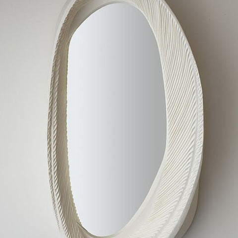 Trueliving Modern Luxury Framed  Decorative Wall Mount Mirror | 18" x 36"