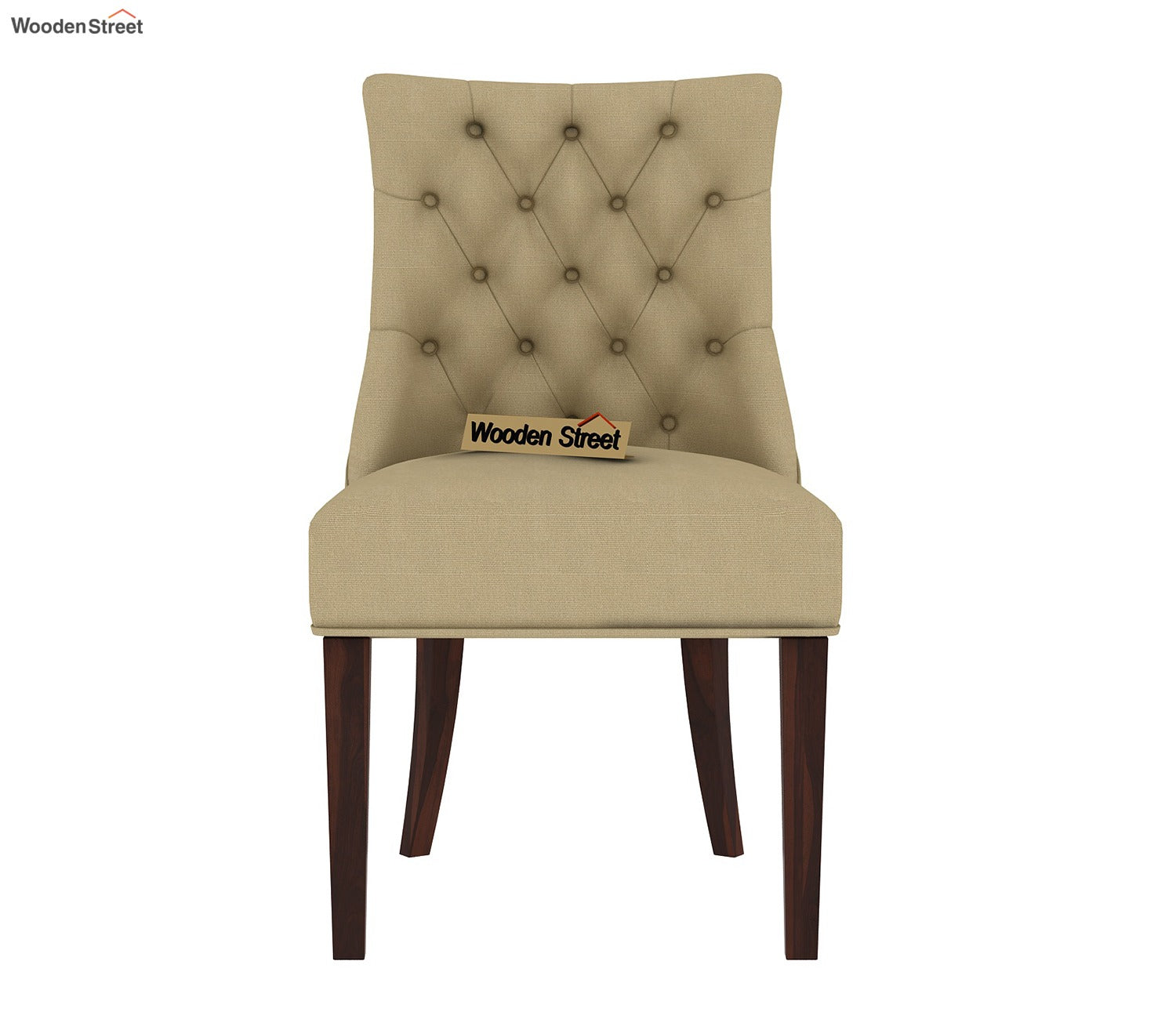 Crest Dining Chair (Walnut Finish)