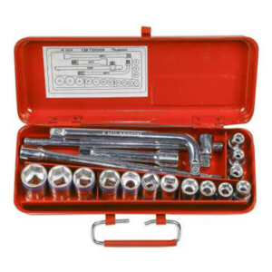 Truliving_Automotive Accessories-Hand Tools & Hardware-Socket Sets & Accessories-TAPARIA SOCKET SET 8-22 S23MXL | 1/2 inch 1/2-Inch Square Drive