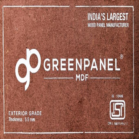 Trueliving_Greenpanel 8 ft x 6 ft Exterior Grade Plain MDF - 17 mm_Plywood_ 72/Sq. Ft.