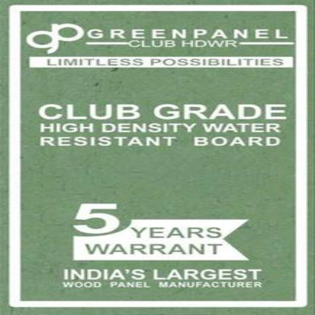 Trueliving_Greenpanel Club Grade 10 ft x 4 ft HDHMR - 18 mm_Plywood_ 104/Sq. Ft.