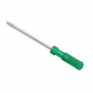 Truliving_Hand Tools & Hardware-Screwdriver & Screwdriver Set-Tools & Hardware-TAPARIA 931 Steel Flat Tip Screw Driver | 13.0 x 1.9mm | Green and Silver