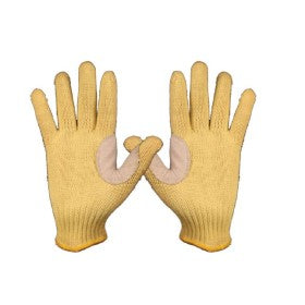 Trueliving_Gloves with Leather On Thumb Weight    ---     50g, 60g, 70g  Gauge     ---      7G  Heat Resistance  ---   50°C  -  100°C