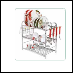 Trueliving_KITCHEN RACK (18x18)_Silver_Steel
