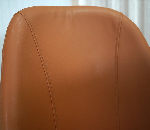 Fressia Fabric Dining Chair (Walnut Finish, Ginger Bread)