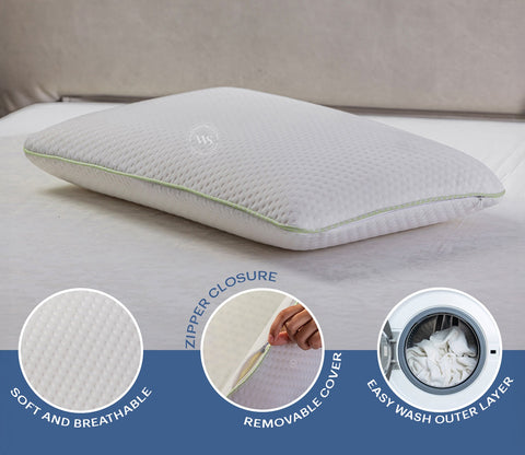 Lunamist Ultra Comfort Latex Pillow (Medium Size, Set of 2)