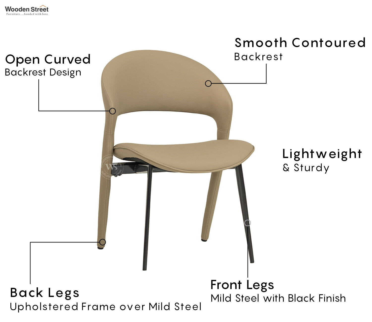 Lane Dining Chair (Ivory)
