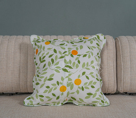 Petal Paradise Floral Multi Color Printed 3 Seater Sofa Cover - Set of 8