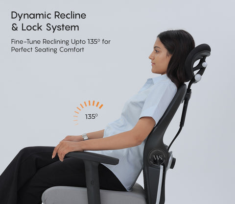 Caper High Back Mesh Office Chair (Grey)