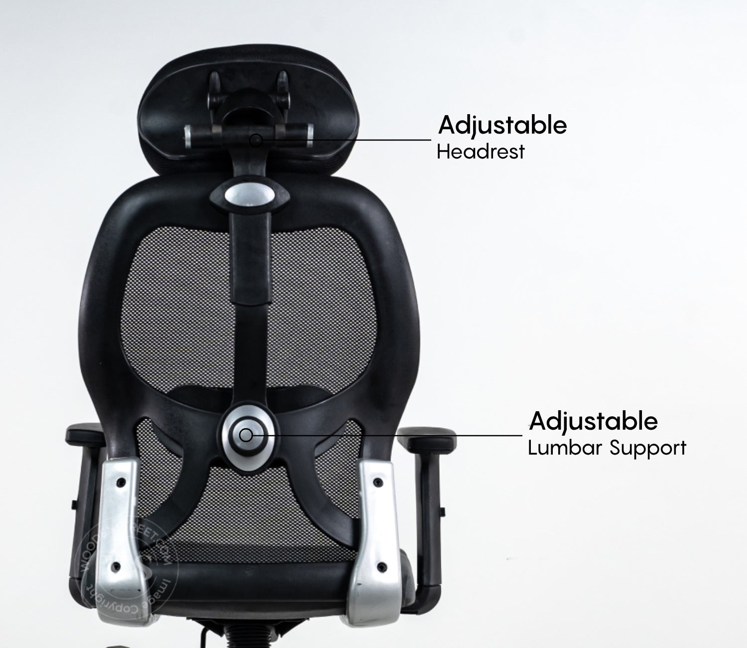 Auriga High Back Mesh Ergonomic Office Chair (Black)