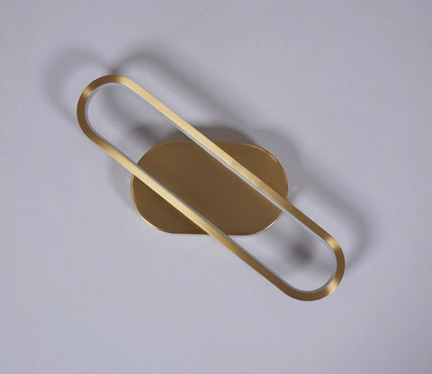 Covin Brass Coated Metal Wall Light