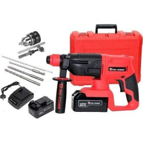 Trueliving_XPT 432 Rotary Hammer    No Load Speed  :-   0–850RPM        Battery Power  :-  21 Volts