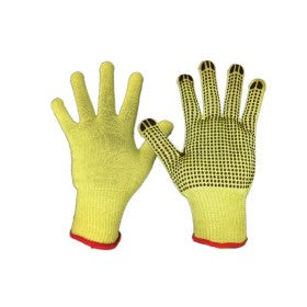 Trueliving_Seamless Knitted Gloves with PVC Dots Weight     ---      62g, 72g, 82g  Gauge       ---      7G, 10G  Heat Resistance  ---  50°C  -  100°C