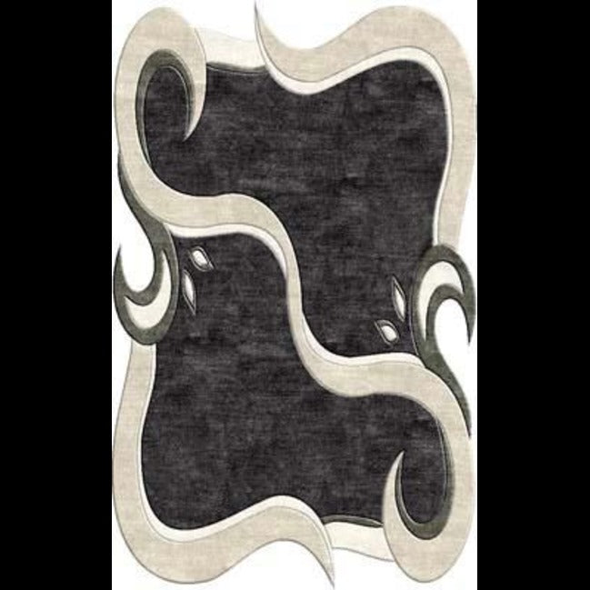 Trueliving Modern Designer ‎Carpet Multicolor Square 5X4 Feet