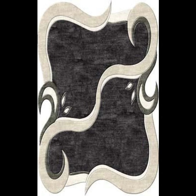 Trueliving Modern Designer ‎Carpet Multicolor Square 5X4 Feet