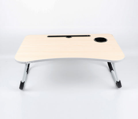Geeky Foldable Engineered Wood Multipurpose Table for Laptop, Study and Breakfast