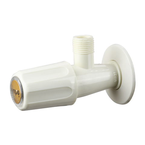 Truliving_Metro Angle Valve PTMT Faucet 15 MM White