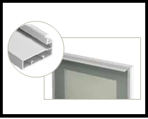 Trueliving_GLASS HANDLE PROFILE 45 MM (I-TYPE) Silver