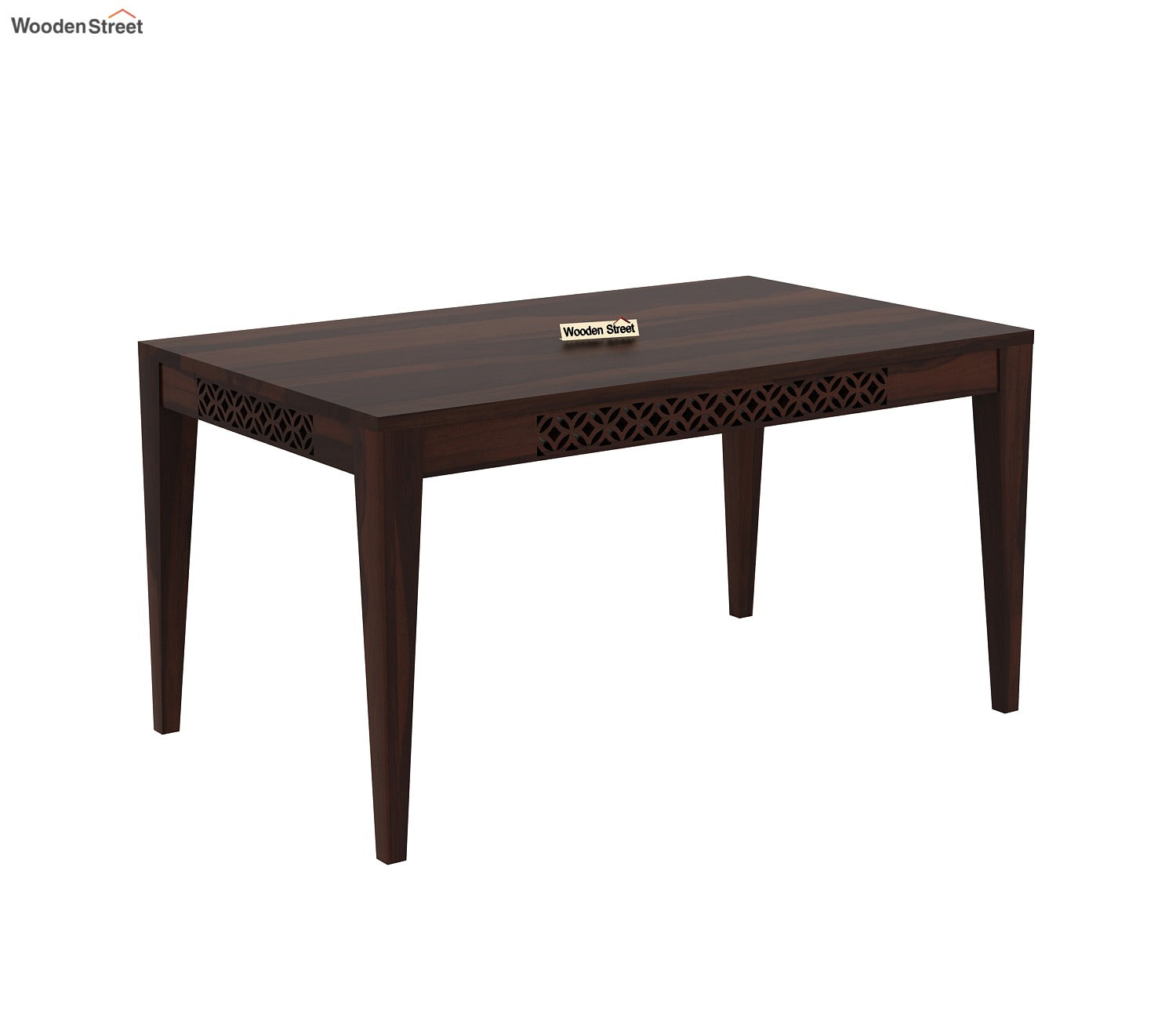 Cambrey 6 Seater Dining Table (Walnut Finish)