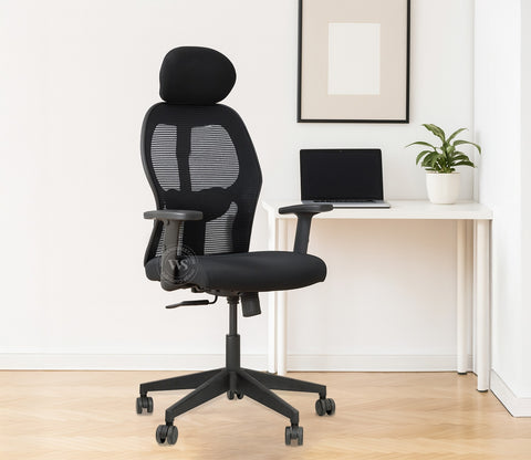Caper High Back Mesh Office Chair (Black)