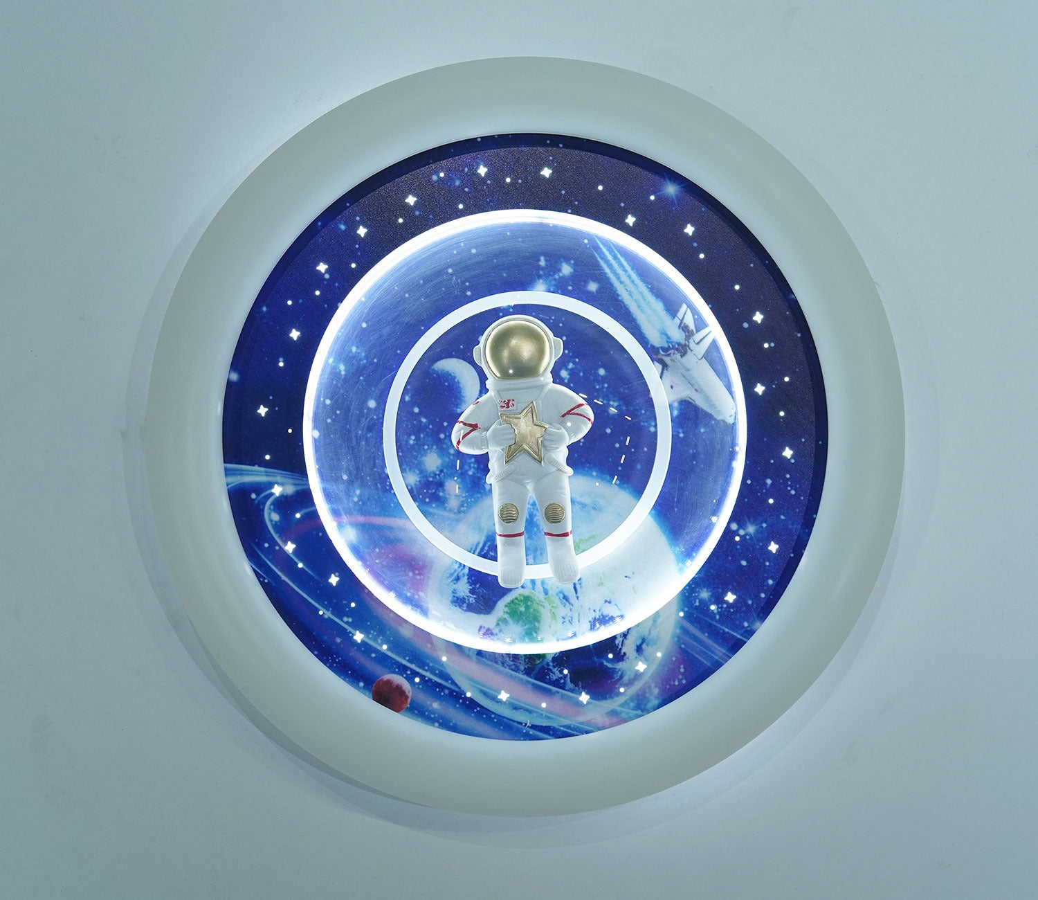 Crystal Starlight Blue Ceiling Light