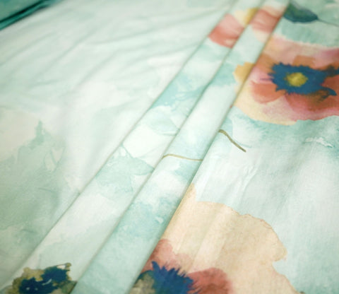 Rosemary Flat Cotton Bed Sheet King Size with 2 Pillow Covers