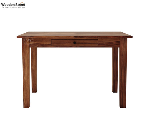 Mcbeth Compact 4 Seater Dining Table (Honey Finish)